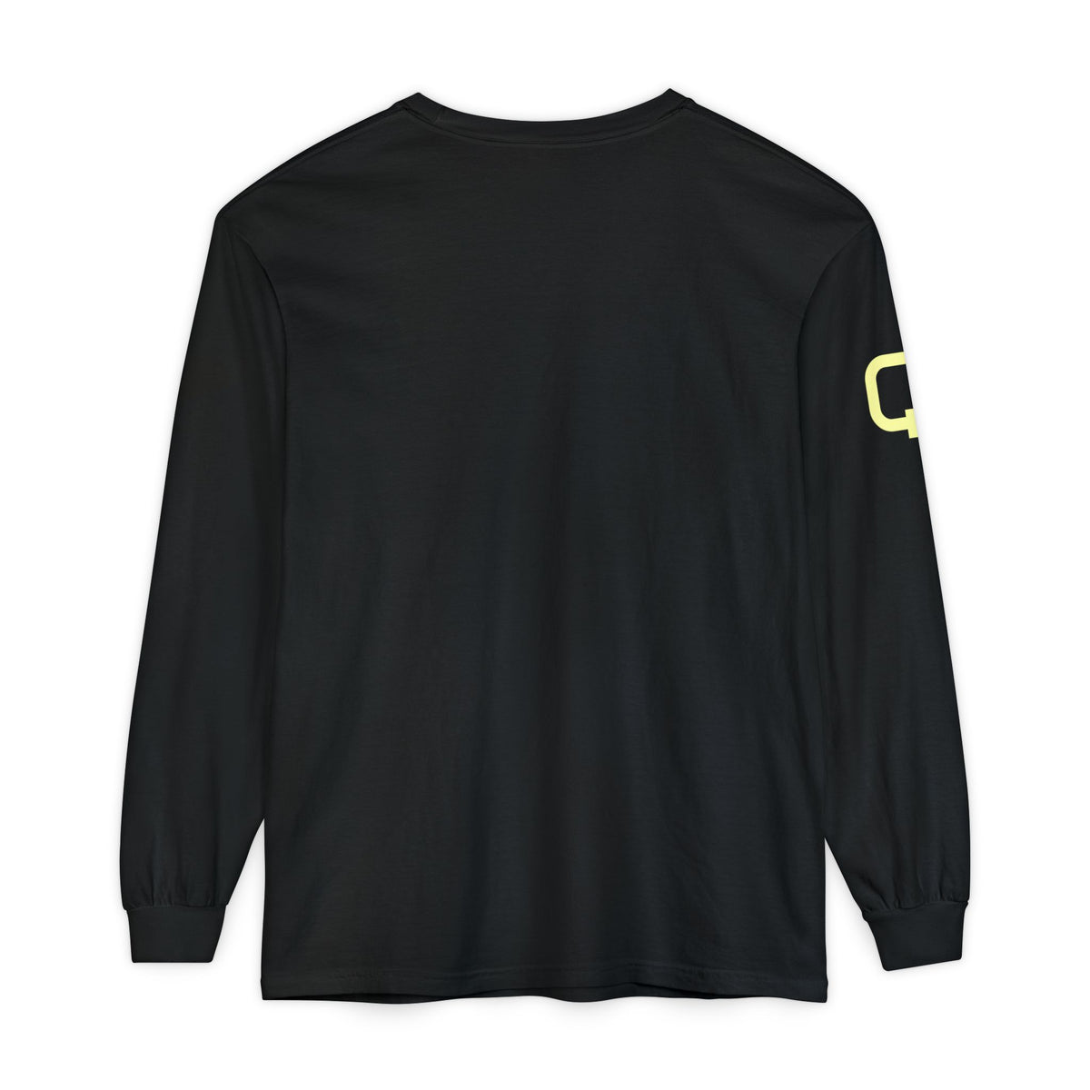 Striped Monogram 'Q' Long Sleeve Tee