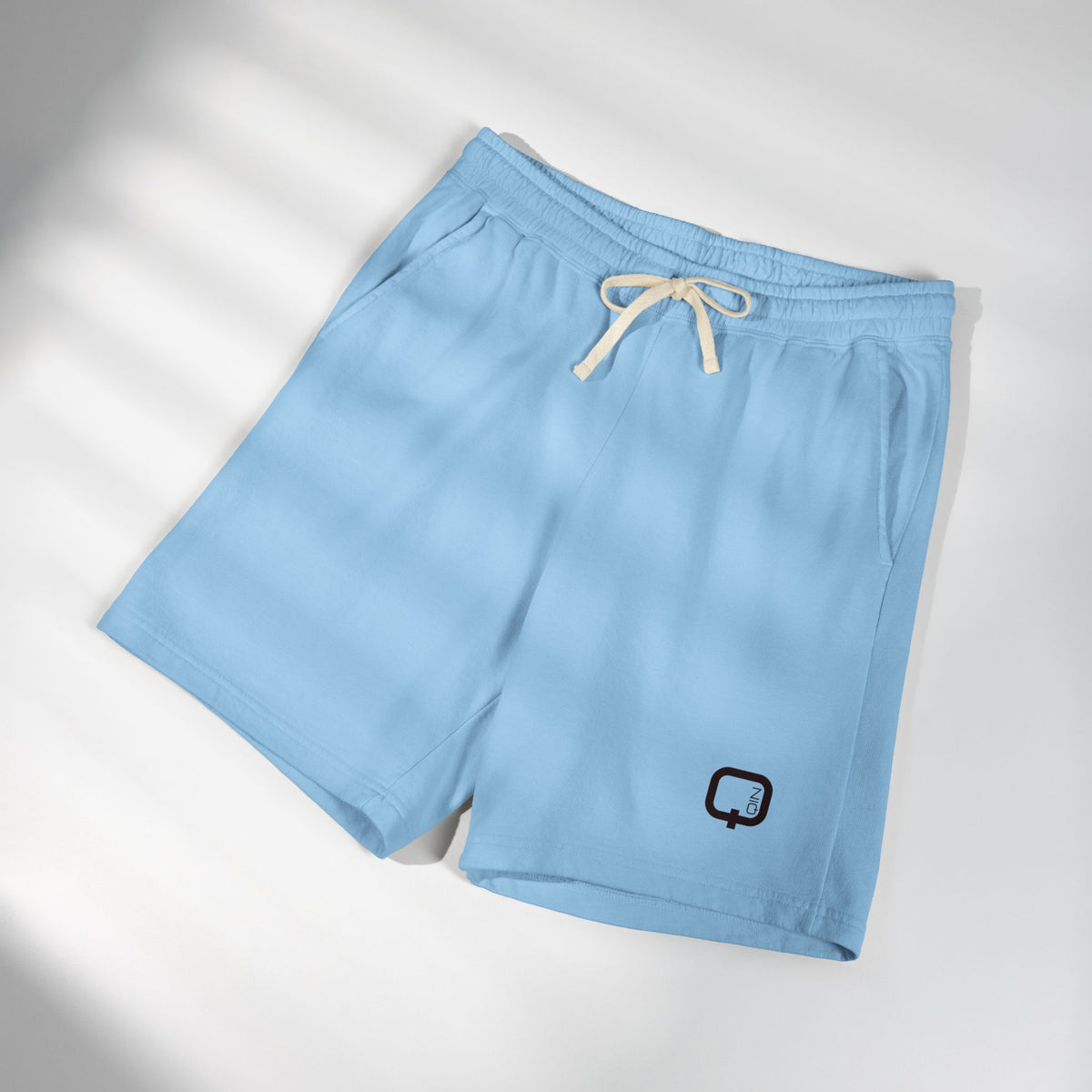 Lightweight Fleece Sweat Shorts Garment-Dyed Casual Lounge Shorts