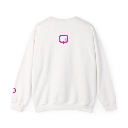 Libra Zodiac Crewneck Sweatshirt Pink Libra Symbol Graphic