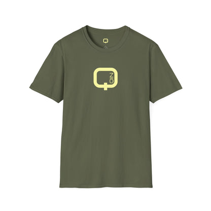 Qn Logo T‑Shirt — Minimalist Retro Tech Graphic Tee