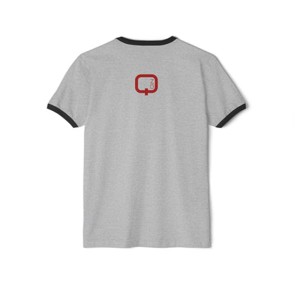 Vintage Stripe Ringer Tee with 'Q' Crest