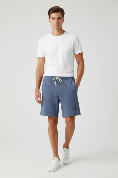 Lightweight Fleece Sweat Shorts Garment-Dyed Casual Lounge Shorts