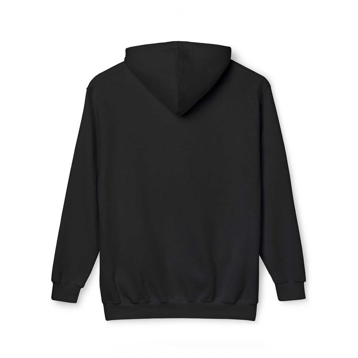 Gold Q Logo Hoodie — Minimalist Black Pullover