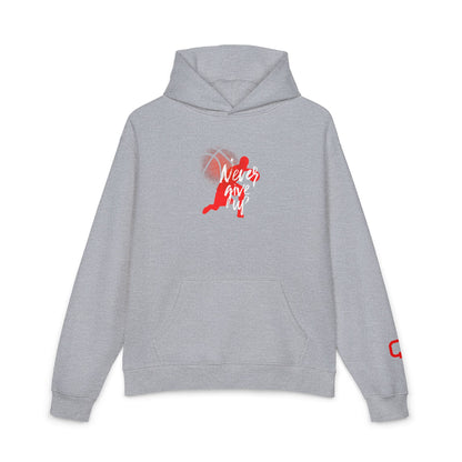 Basketball 'Never Give Up' Relaxed Hoodie