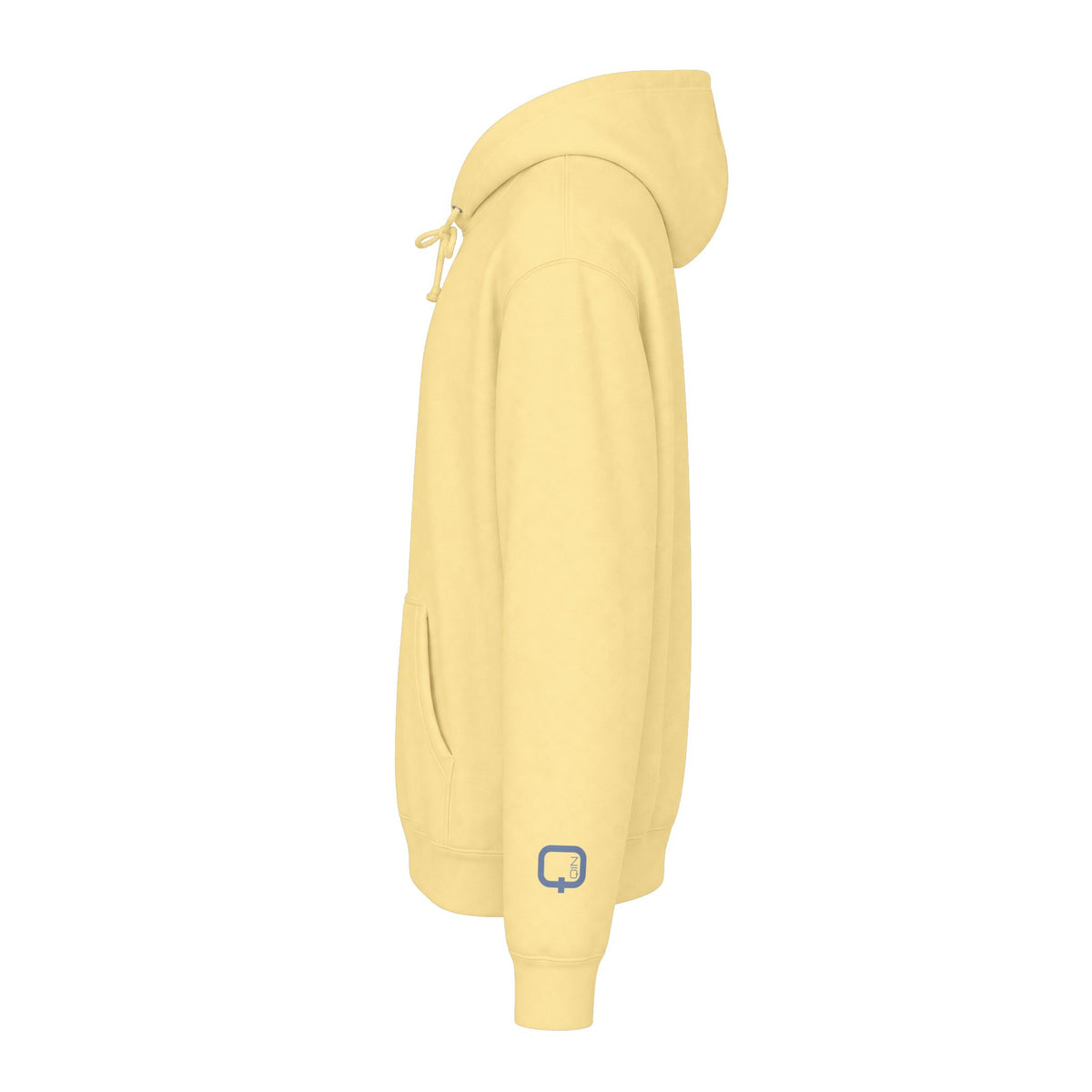 A warm yellow heavyweight hoodie