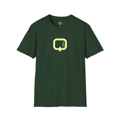 Qn Logo T‑Shirt — Minimalist Retro Tech Graphic Tee