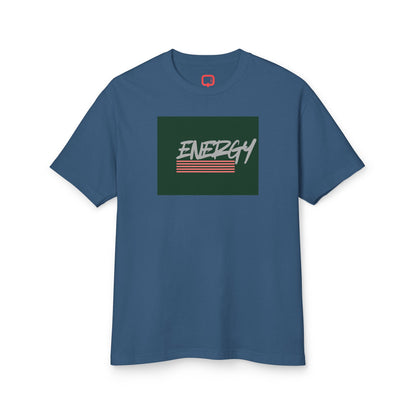 Energy Retro Graphic Tee  Vintage Stripe Script T-Shirt
