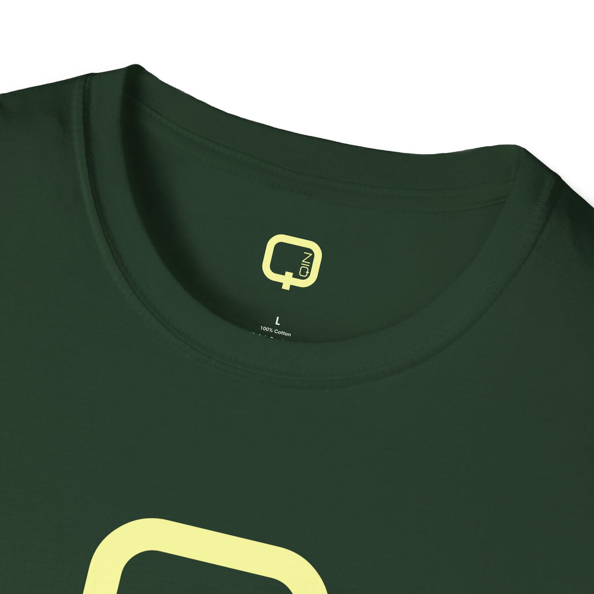 Qn Logo T‑Shirt — Minimalist Retro Tech Graphic Tee