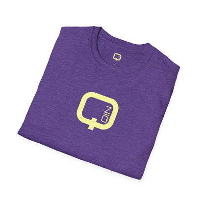 Qn Logo T‑Shirt — Minimalist Retro Tech Graphic Tee