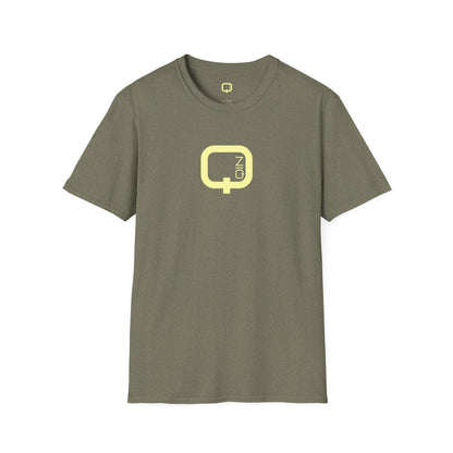 Qn Logo T‑Shirt — Minimalist Retro Tech Graphic Tee
