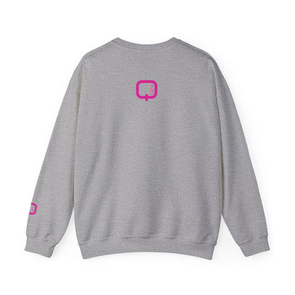 Libra Zodiac Crewneck Sweatshirt Pink Libra Symbol Graphic
