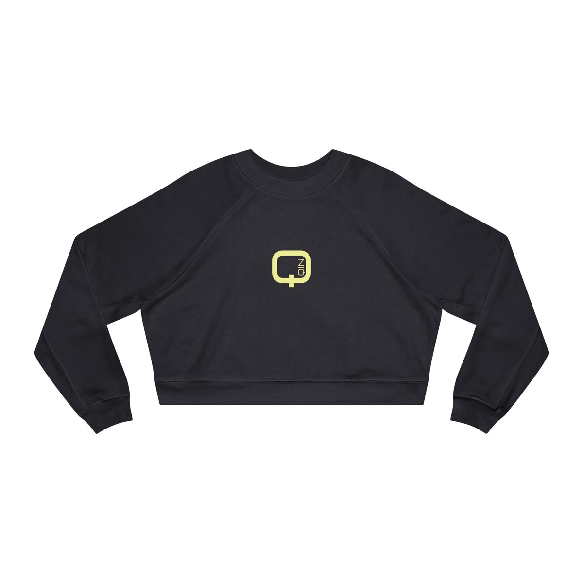 Cropped Pullover - Minimal Q Logo Cozy Fleece for Women
