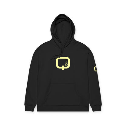 Organic Relaxed Hoodie with Minimal Neon O+N Logo