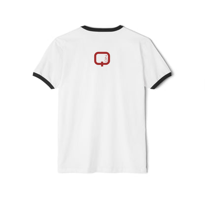 Vintage Stripe Ringer Tee with 'Q' Crest