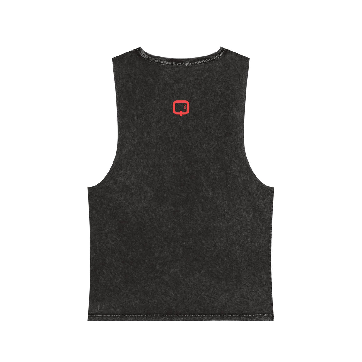 Stonewash Graphic Tank Top — Retro 'GAME' Swirl Design
