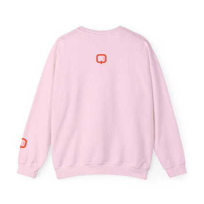 That Girl Crewneck soft Sweatshirt Minimal White Pullover with Script Text