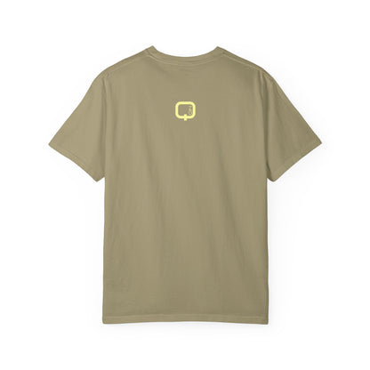 Hustler Graphic T-Shirt  Bold Neon Text Garment-Dyed Tee