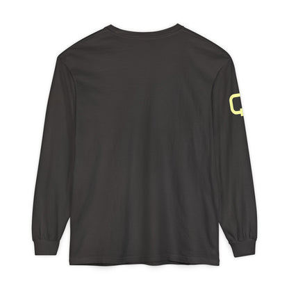 Striped Monogram 'Q' Long Sleeve Tee