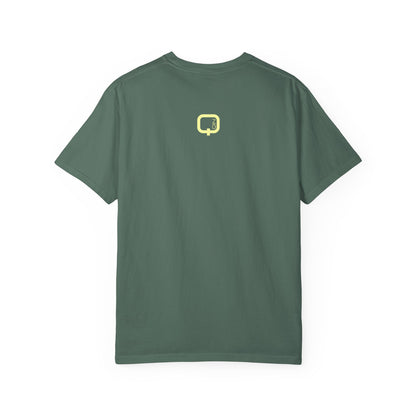 Hustler Graphic T-Shirt  Bold Neon Text Garment-Dyed Tee
