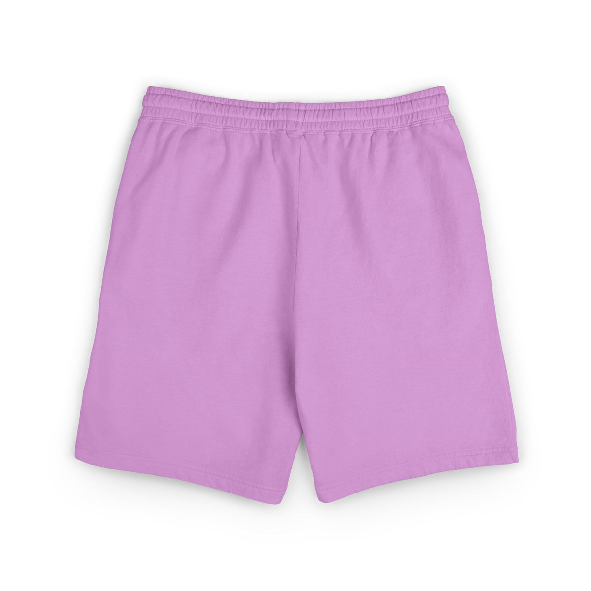 Lightweight Fleece Sweat Shorts — Minimal Red Logo Casual Lounge Shorts
