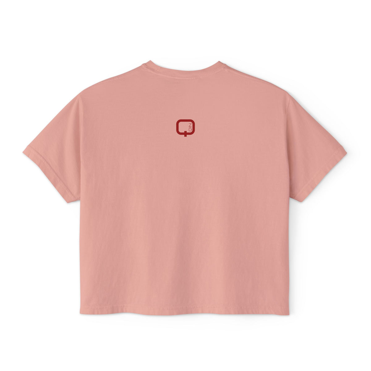 That Girl Boxy Tee  Retro Red Graphic Women's Crop T-Shirt
