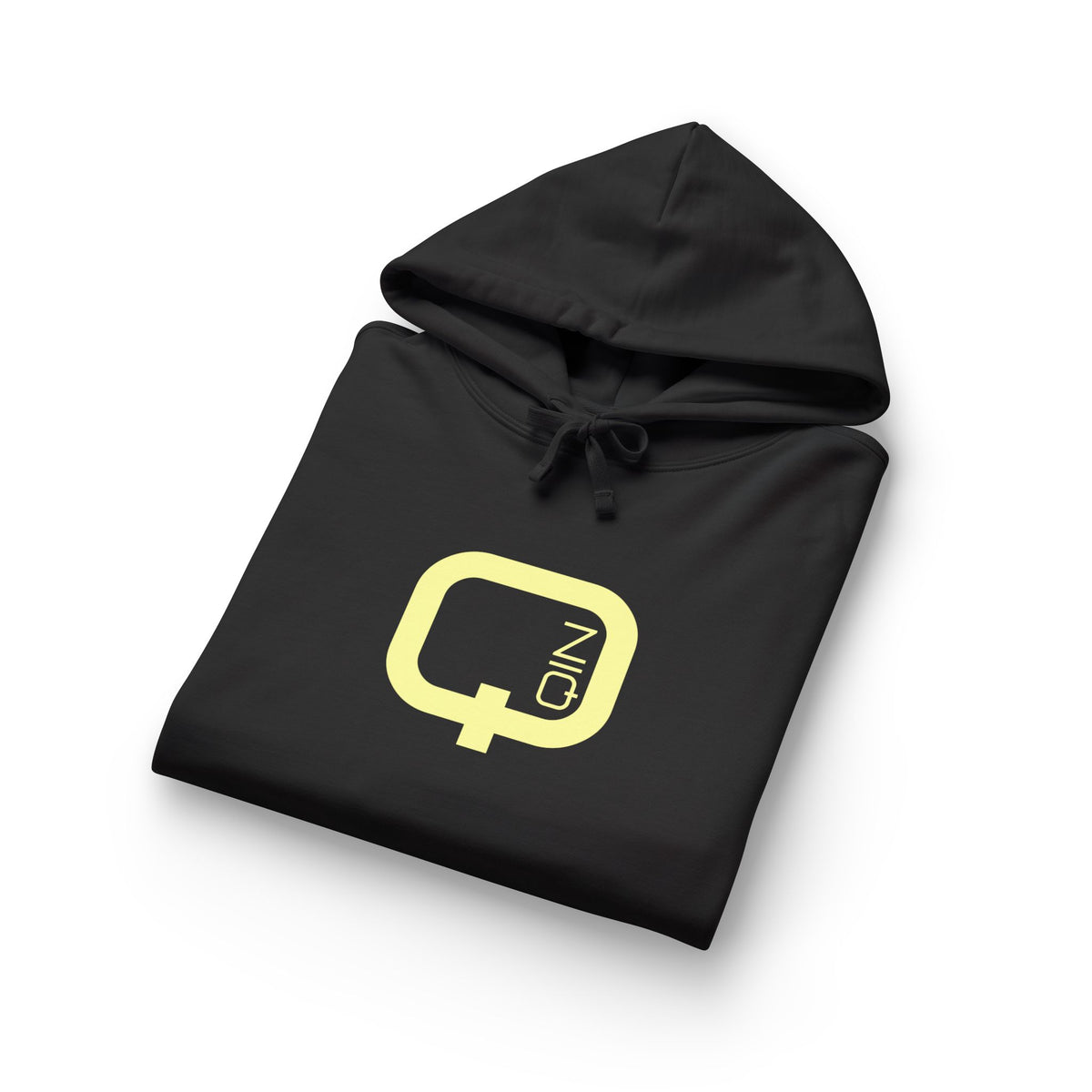 Organic Relaxed Hoodie with Minimal Neon O+N Logo