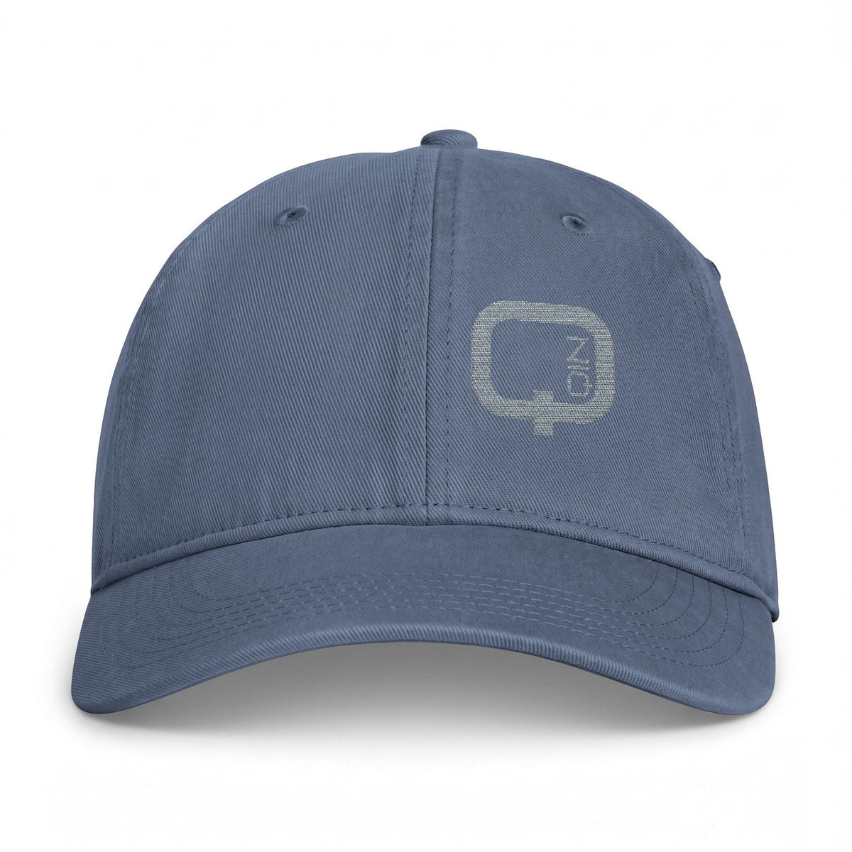 Washed Coastal Cap Embroidered Nautical Q Logo