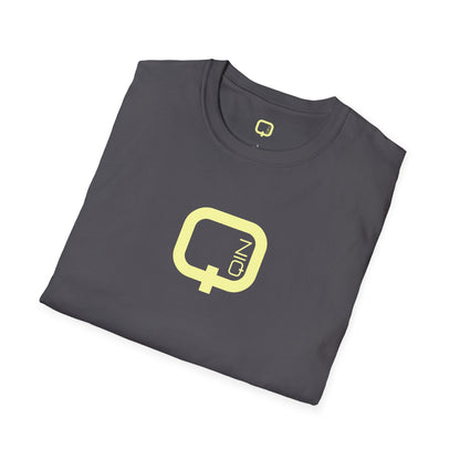 Qn Logo T‑Shirt — Minimalist Retro Tech Graphic Tee