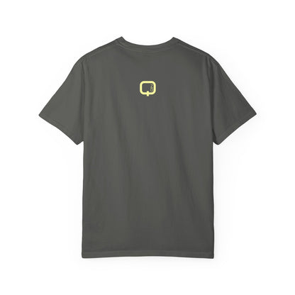Hustler Graphic T-Shirt  Bold Neon Text Garment-Dyed Tee