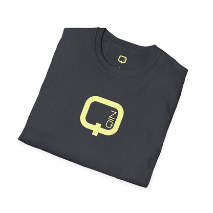 Qn Logo T‑Shirt — Minimalist Retro Tech Graphic Tee