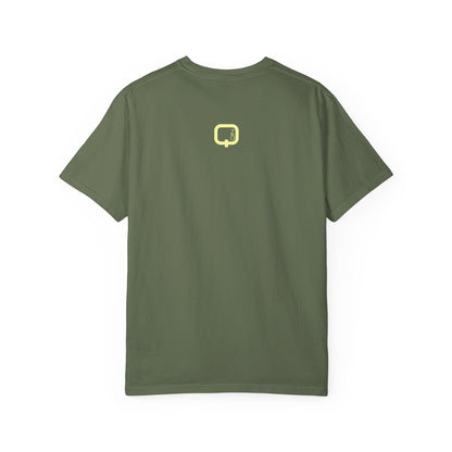 Hustler Graphic T-Shirt  Bold Neon Text Garment-Dyed Tee