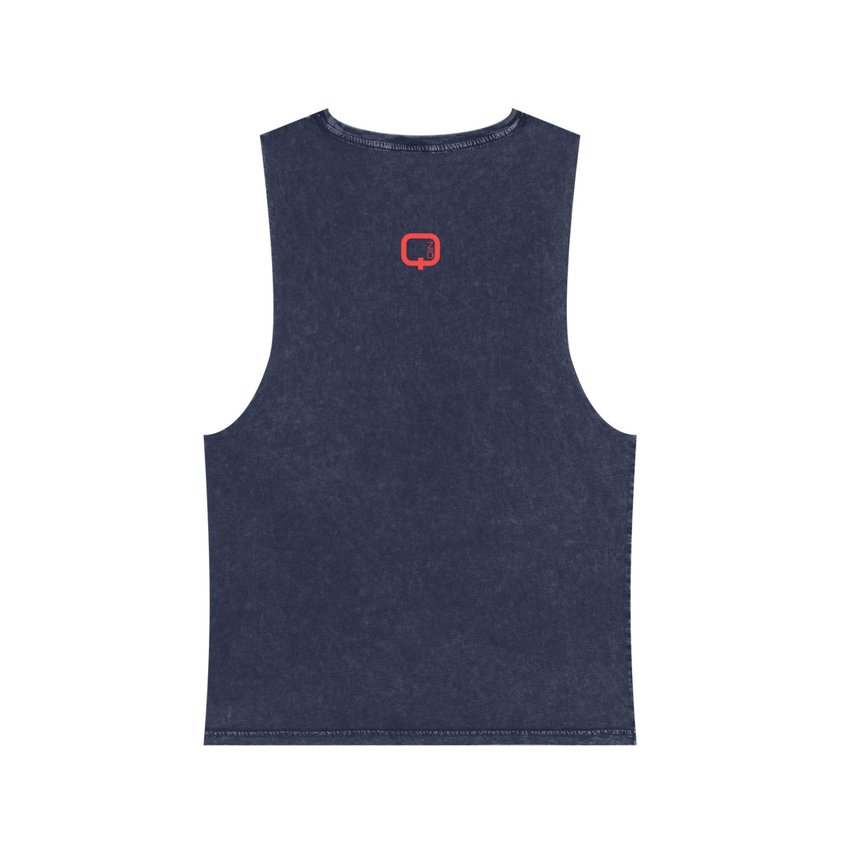 Stonewash Graphic Tank Top — Retro 'GAME' Swirl Design