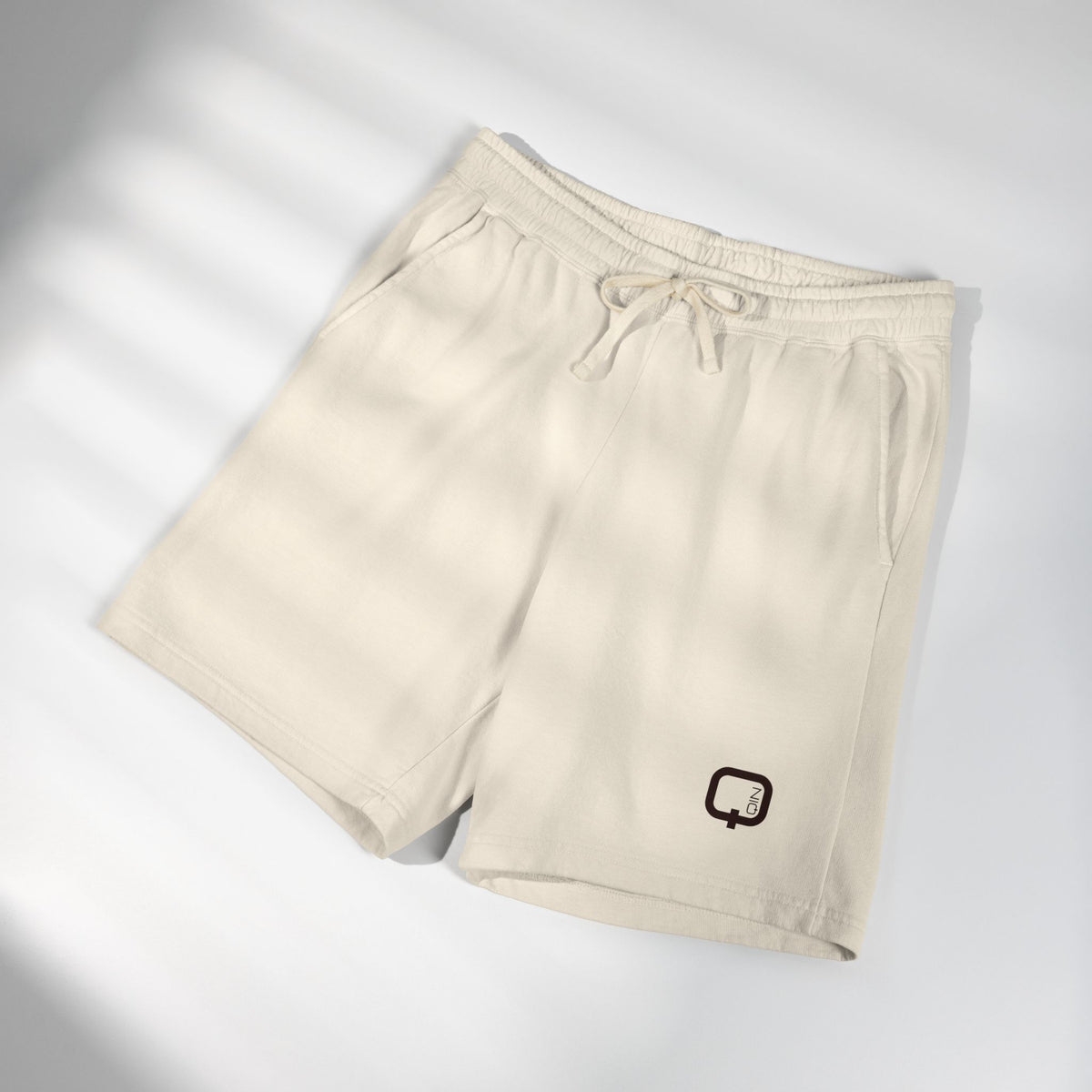 Lightweight Fleece Sweat Shorts Garment-Dyed Casual Lounge Shorts