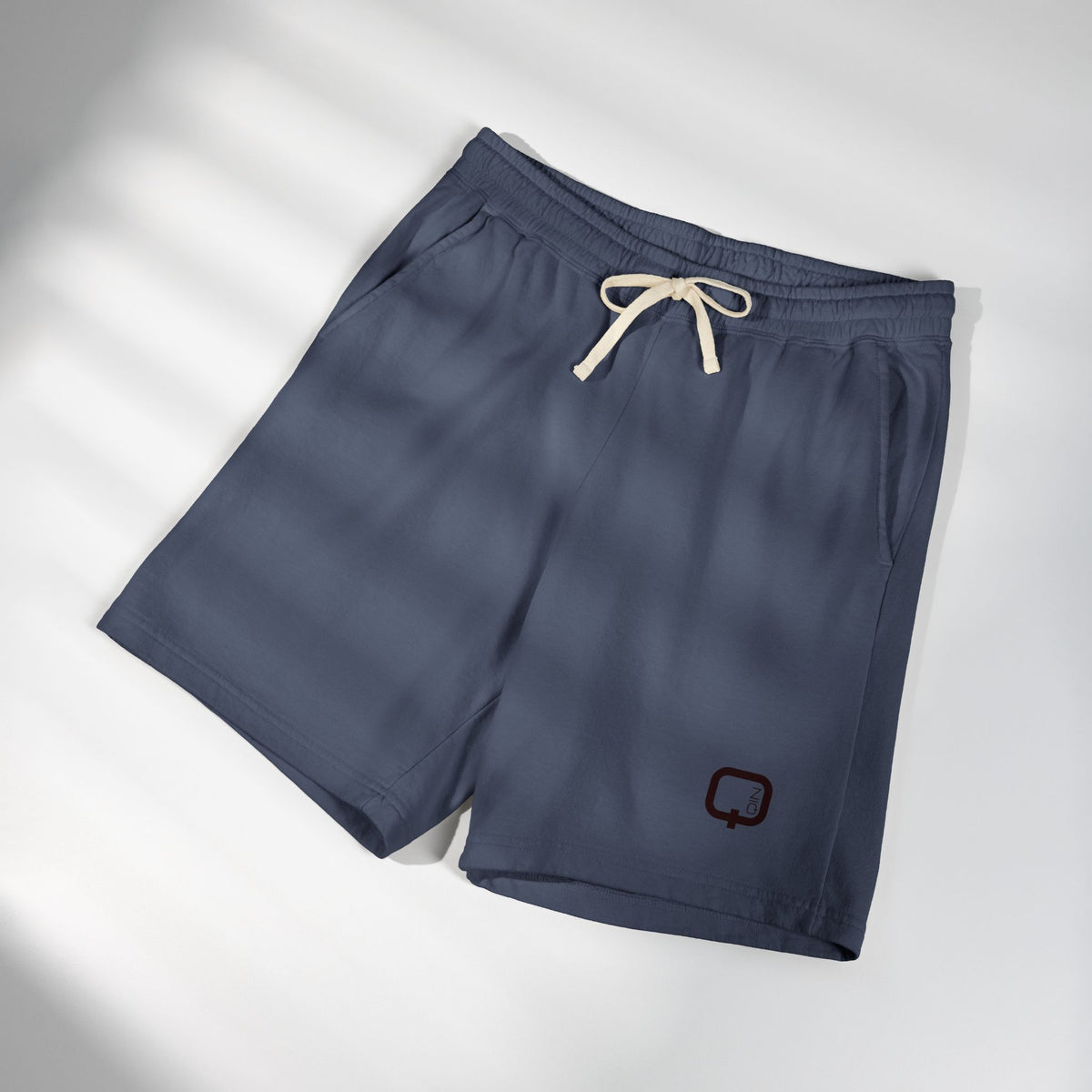 Lightweight Fleece Sweat Shorts Garment-Dyed Casual Lounge Shorts