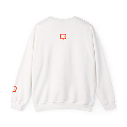 That Girl Crewneck soft Sweatshirt Minimal White Pullover with Script Text