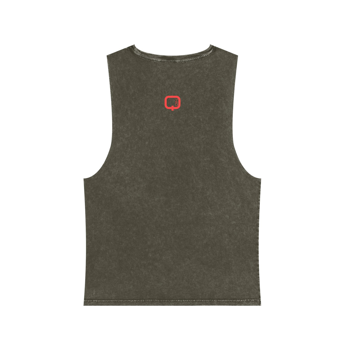 Stonewash Graphic Tank Top — Retro 'GAME' Swirl Design