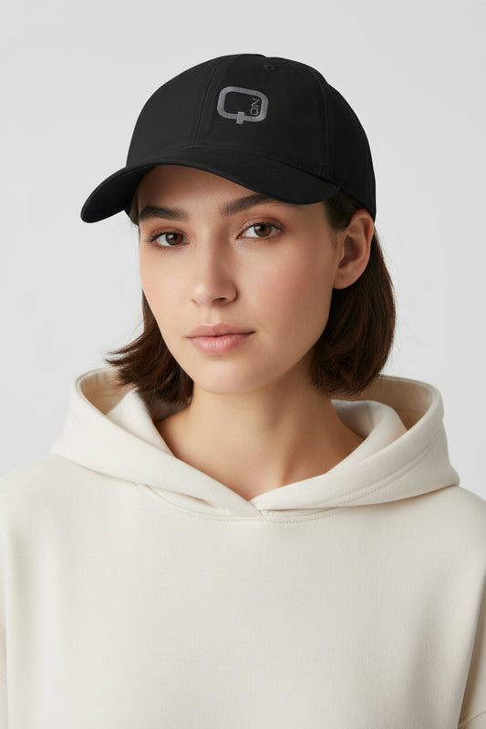 Washed Coastal Cap Embroidered Nautical Q Logo