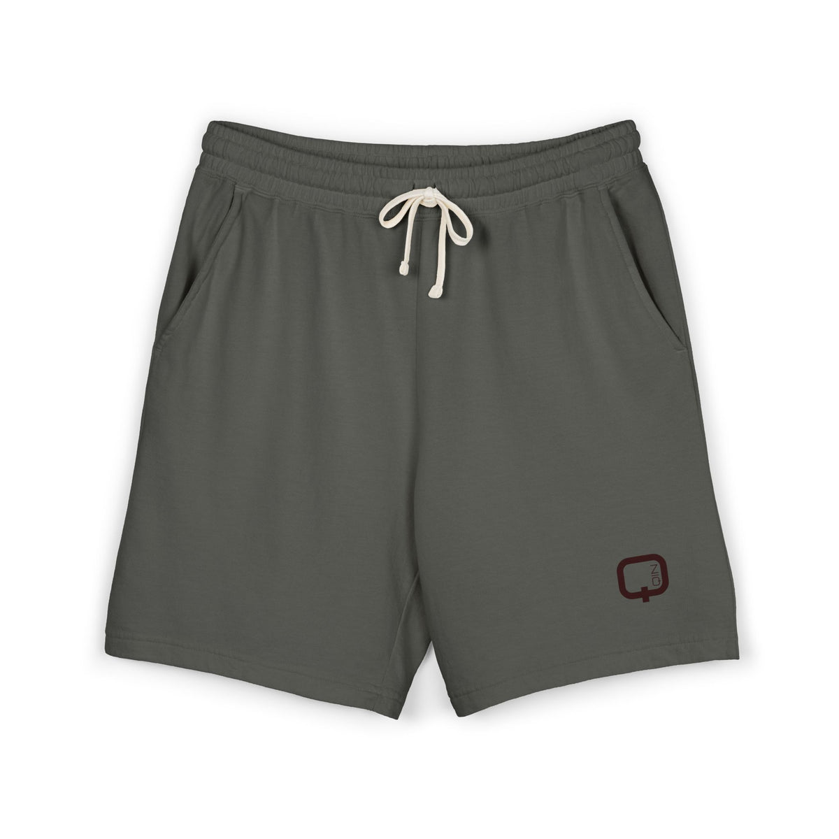 Lightweight Fleece Sweat Shorts Garment-Dyed Casual Lounge Shorts