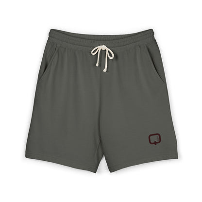 Lightweight Fleece Sweat Shorts Garment-Dyed Casual Lounge Shorts