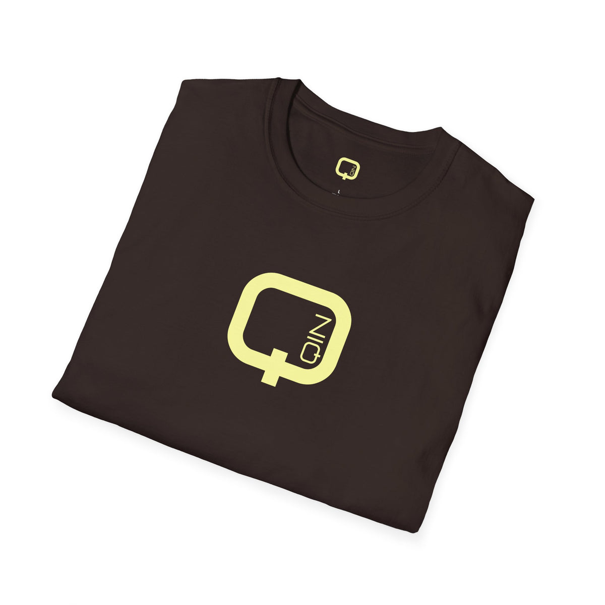 Qn Logo T‑Shirt — Minimalist Retro Tech Graphic Tee