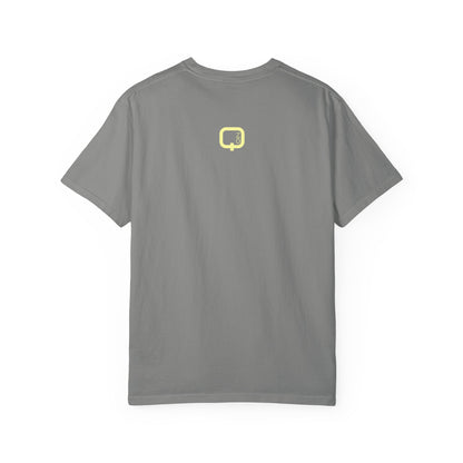 Hustler Graphic T-Shirt  Bold Neon Text Garment-Dyed Tee