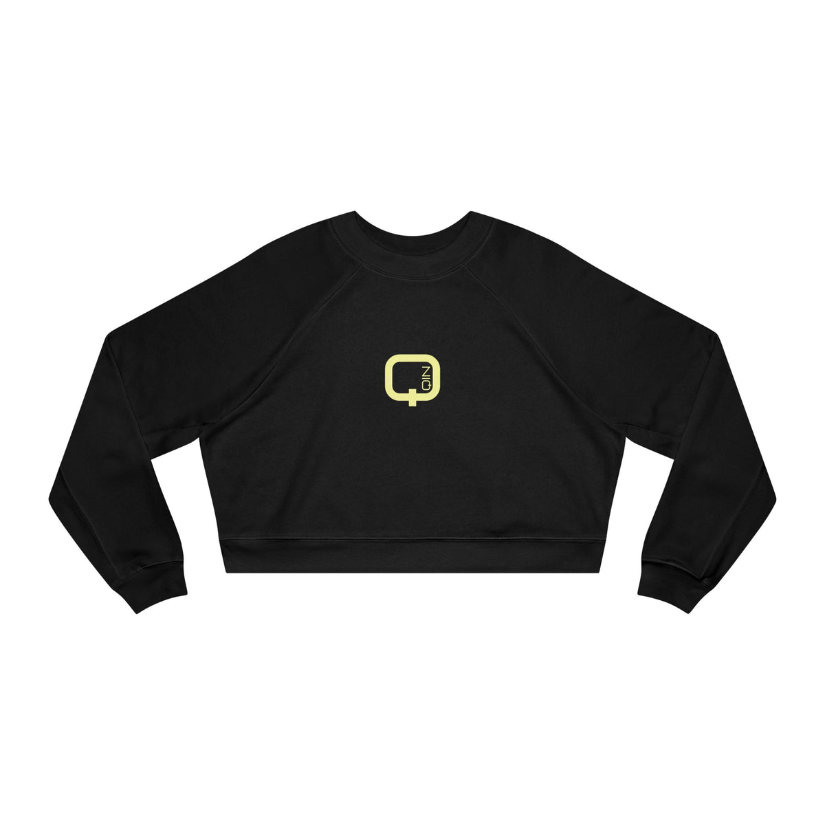 Cropped Pullover - Minimal Q Logo Cozy Fleece for Women