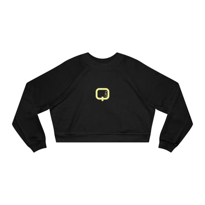 Cropped Pullover - Minimal Q Logo Cozy Fleece for Women