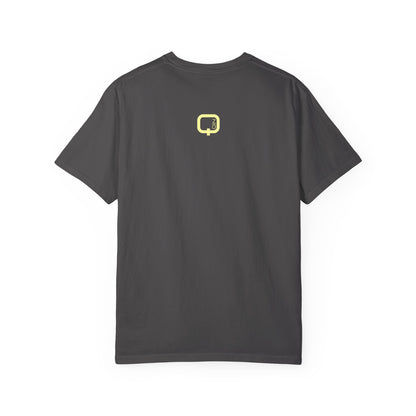 Hustler Graphic T-Shirt  Bold Neon Text Garment-Dyed Tee