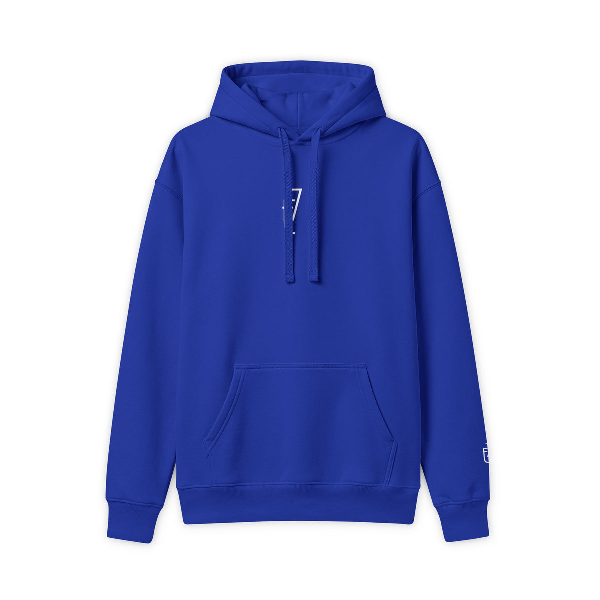 Heavyweight Royal Blue Hooded Sweatshirt
