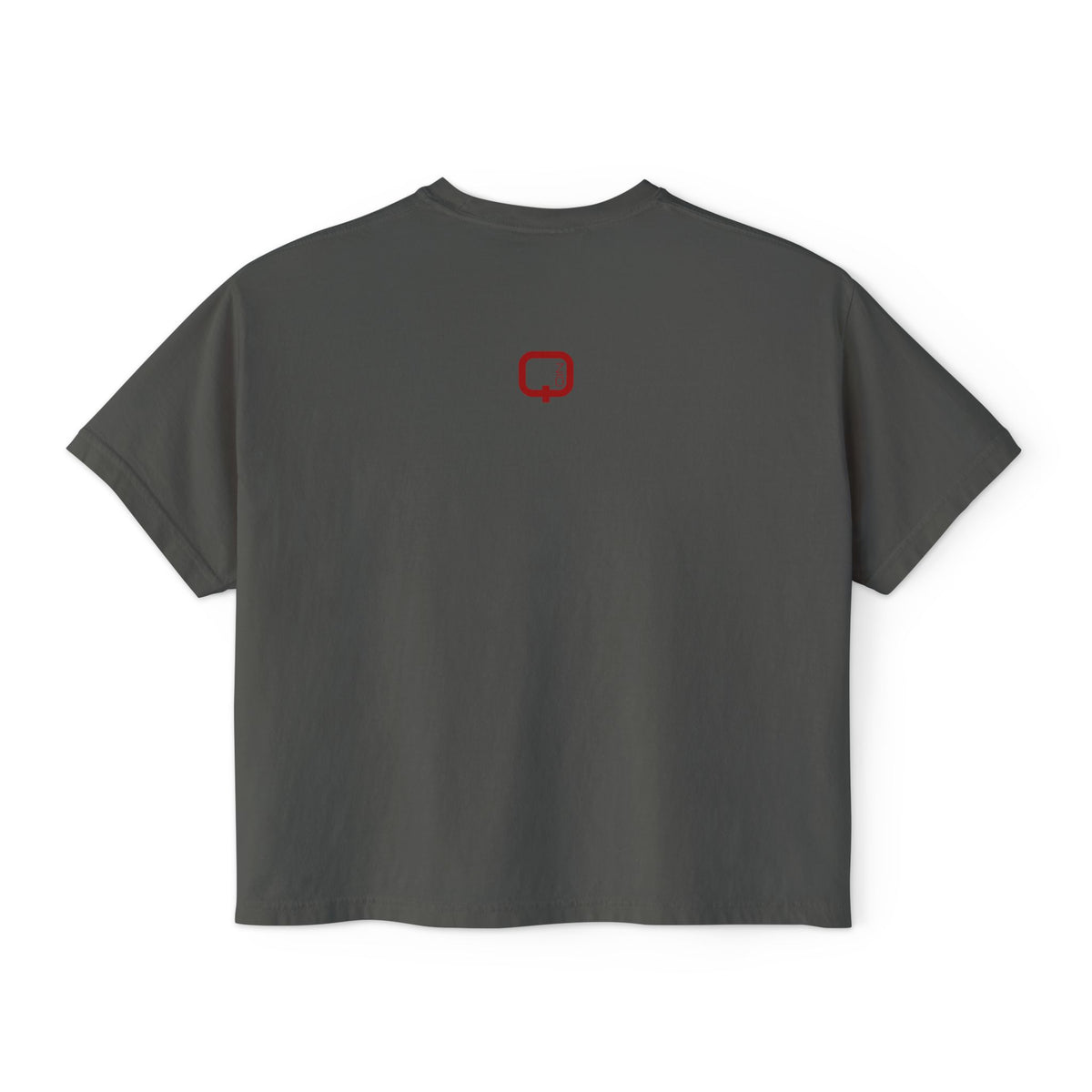 That Girl Boxy Tee  Retro Red Graphic Women's Crop T-Shirt