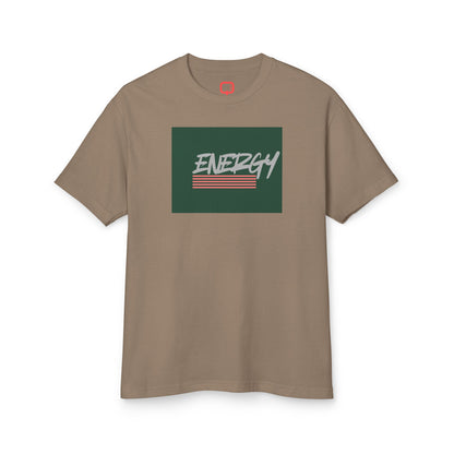Energy Retro Graphic Tee  Vintage Stripe Script T-Shirt