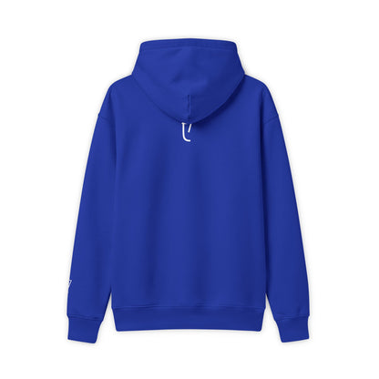 Heavyweight Royal Blue Hooded Sweatshirt
