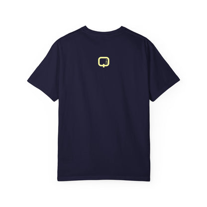 Hustler Graphic T-Shirt  Bold Neon Text Garment-Dyed Tee