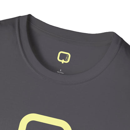 Qn Logo T‑Shirt — Minimalist Retro Tech Graphic Tee